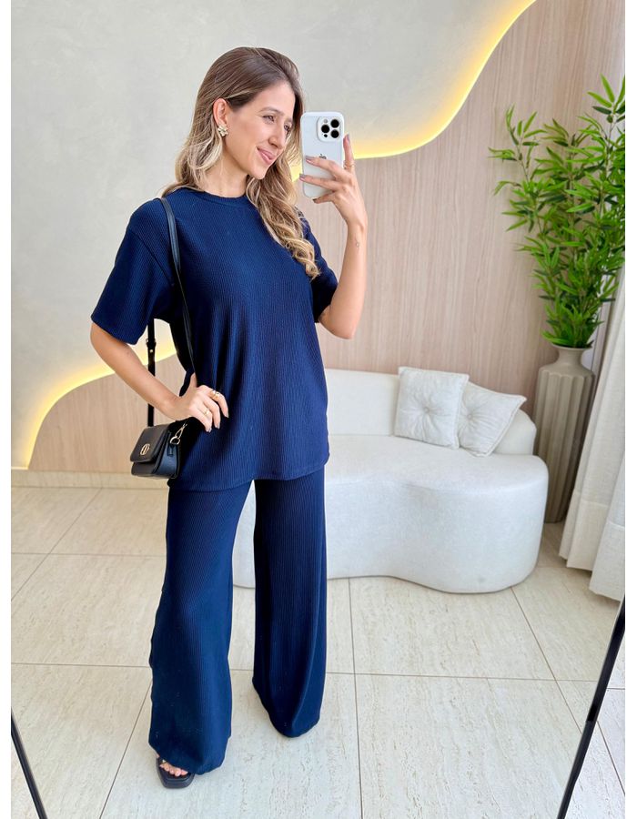 CONJUNTO CALÇA CECILIA AZ... - MOOD STORE