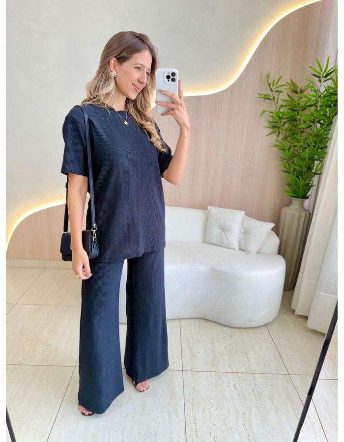 CONJUNTO CALÇA CECILIA PR... - MOOD STORE