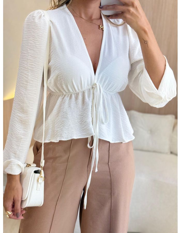 BLUSA MANGA LONGA ISIS BR... - MOOD STORE