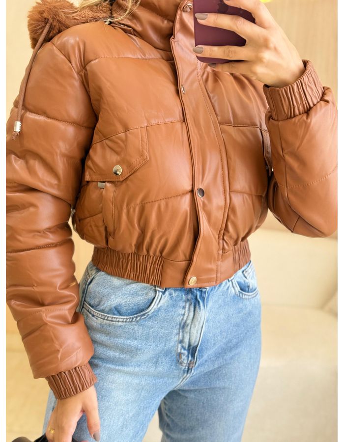PUFFER COURINO MAYA MARRO - MOOD STORE