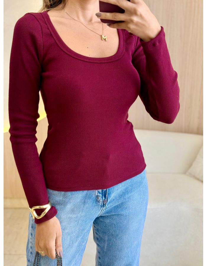 BLUSA CANELADA BIA MARSAL - MOOD STORE