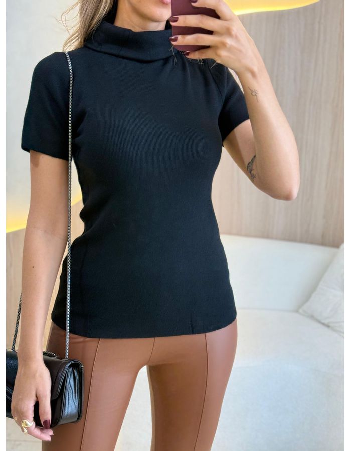 BLUSA TRICOT MANGA CURTA ... - MOOD STORE