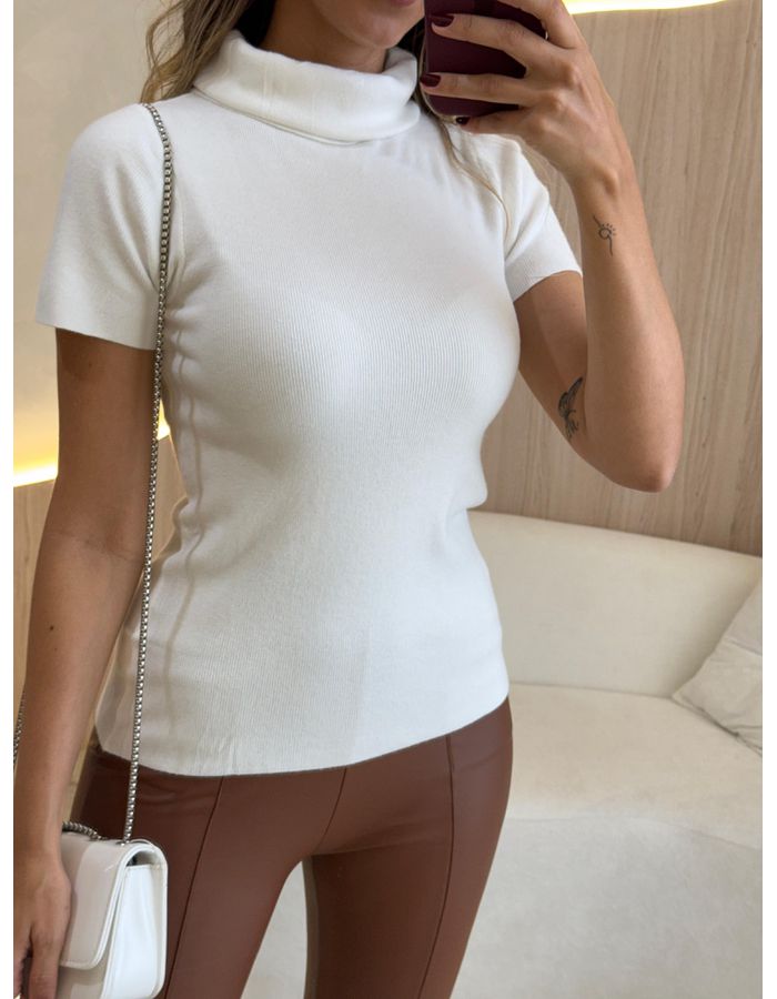 BLUSA TRICOT MANGA CURTA ... - MOOD STORE