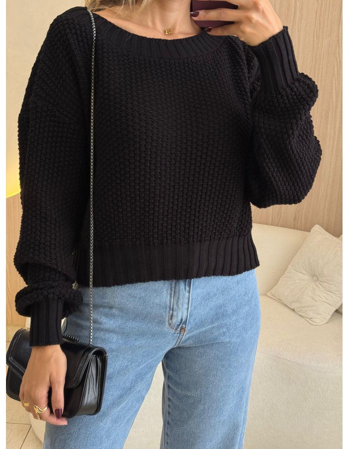BLUSA TRICOT JAQUELINE PR... - MOOD STORE