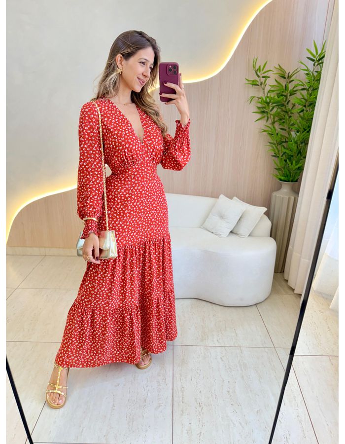VESTIDO MANGA LONGA VALEN... - MOOD STORE