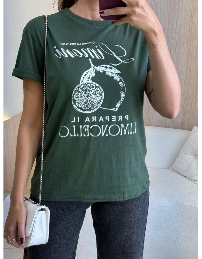 T SHIRT LIMONE VERDE - MOOD STORE