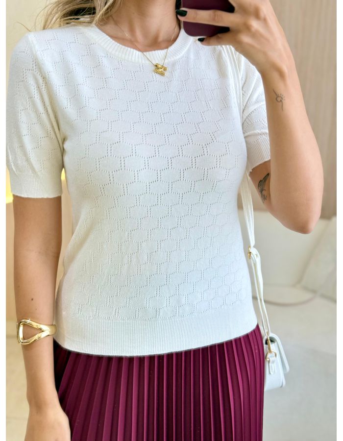 BLUSA TRICOT MARTA OFF - MOOD STORE