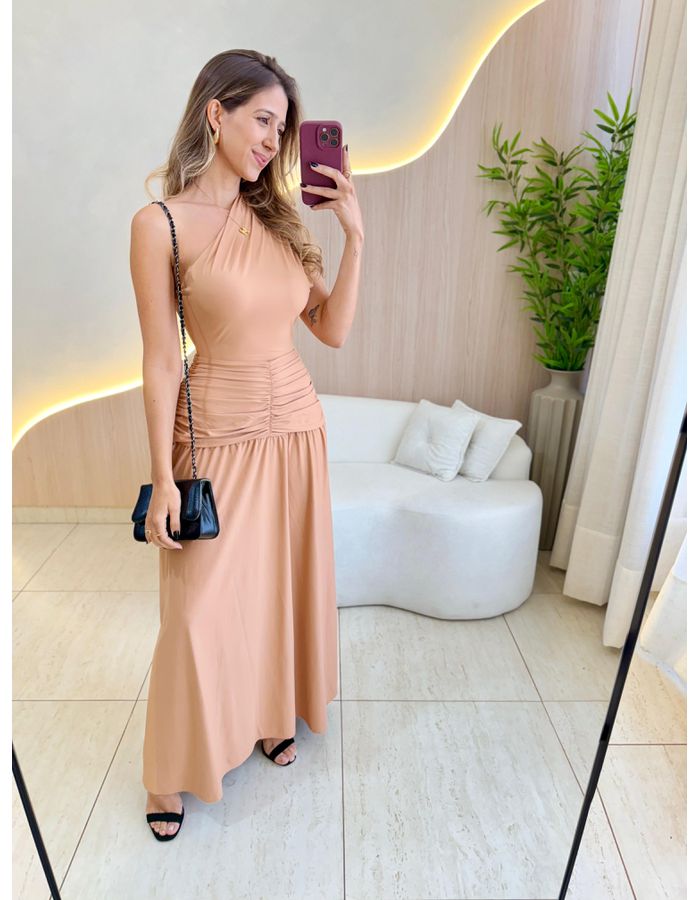 VESTIDO LONGO ANGEL NUDE - MOOD STORE