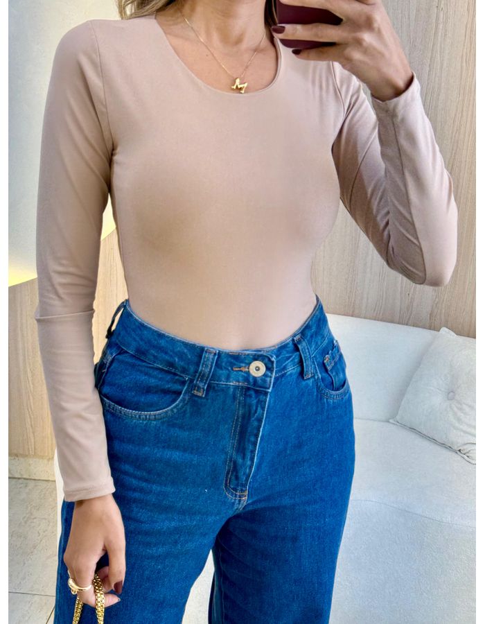 BLUSA BODY POLY NUDE - MOOD STORE