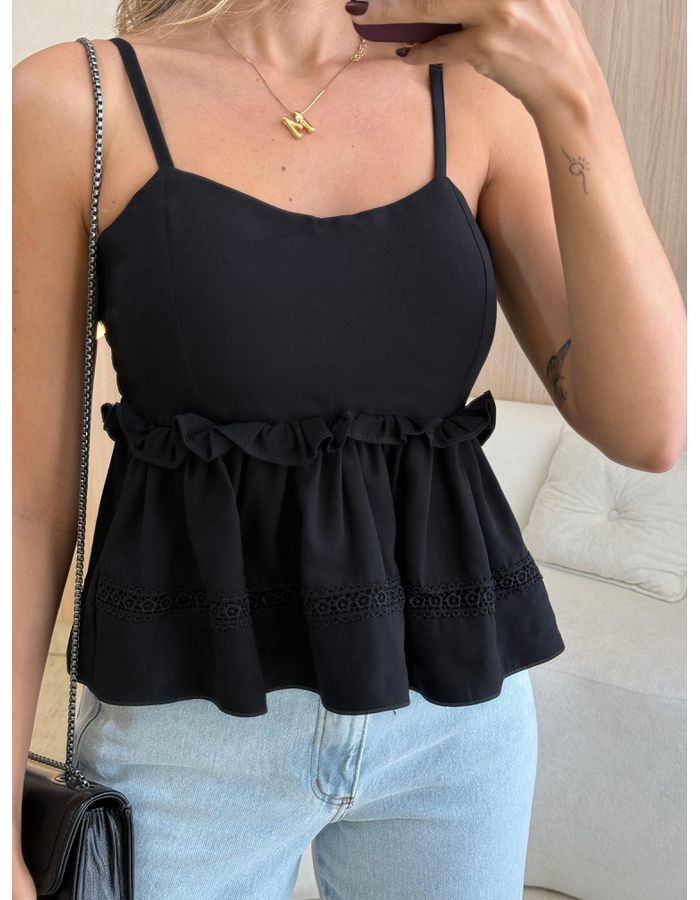 BLUSA CAMILA PRETO - MOOD STORE