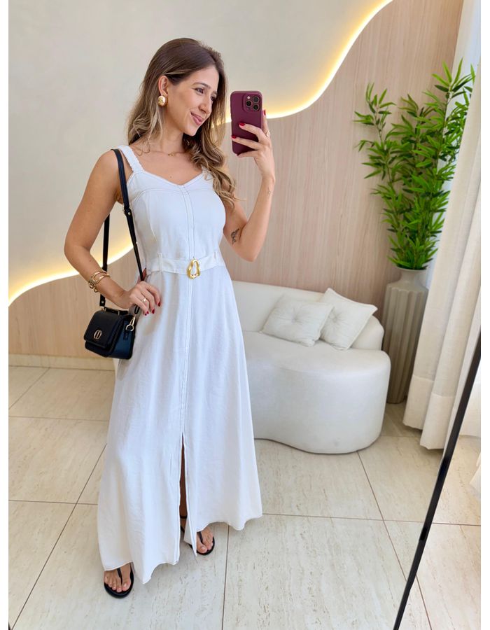 VESTIDO LONGO RAQUEL OFF - MOOD STORE