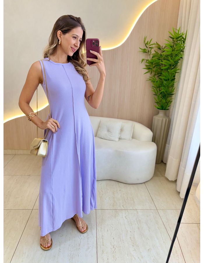 VESTIDO YASMIN CANELADO L... - MOOD STORE