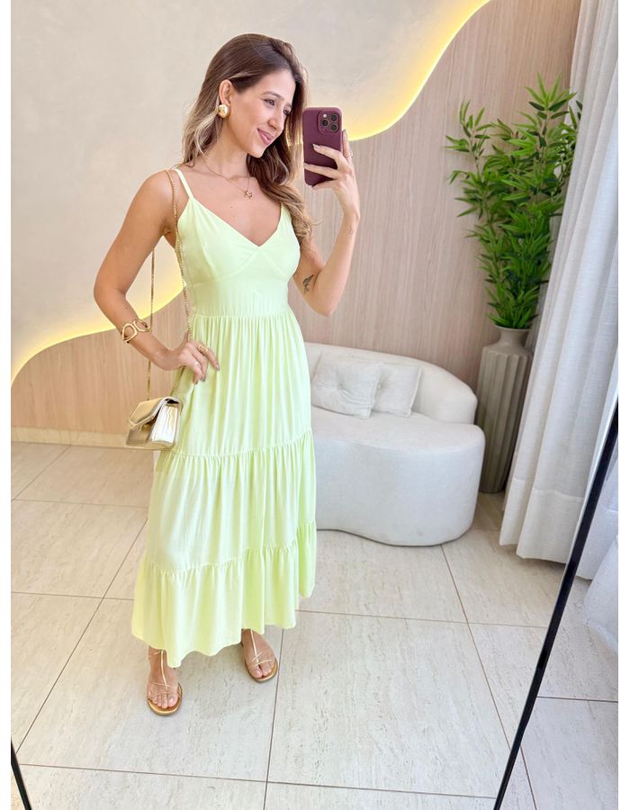 VESTIDO MIDI VIRGINIA VER... - MOOD STORE