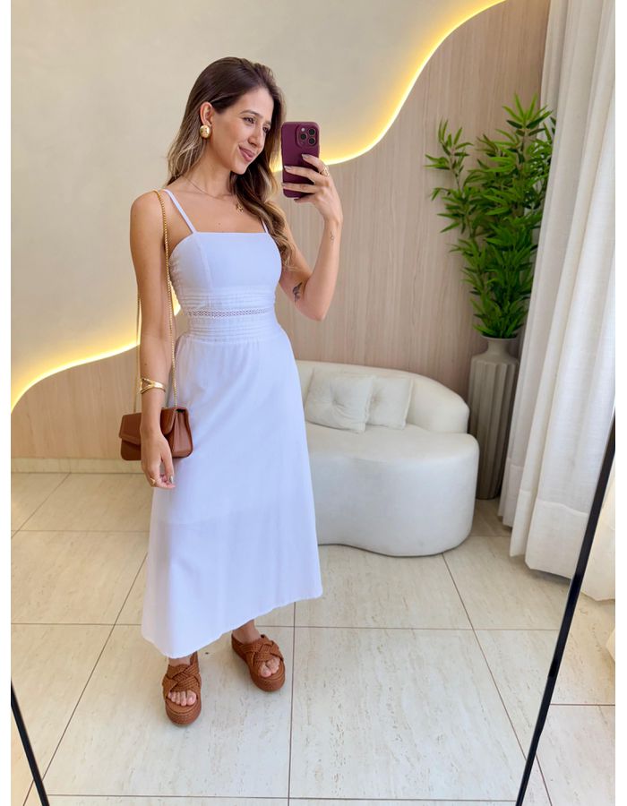 VESTIDO MIDI GISLAINE BRA... - MOOD STORE