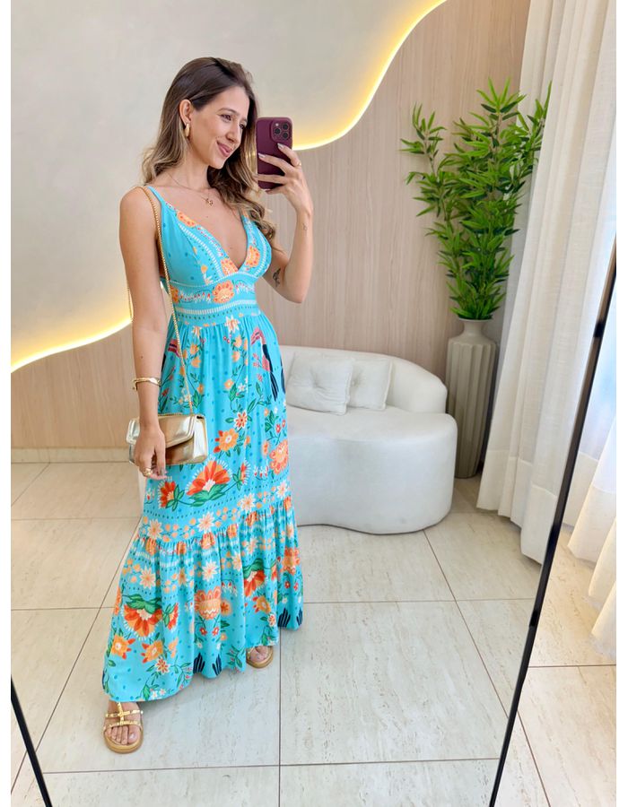 VESTIDO MARESIAS AZUL CLA... - MOOD STORE