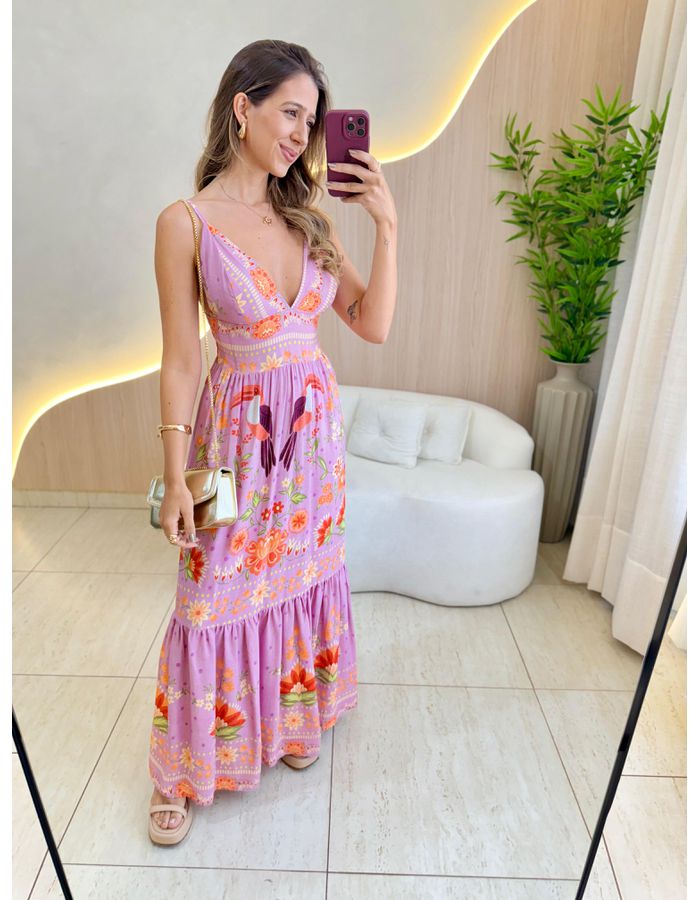 VESTIDO MARESIAS LAVANDA - MOOD STORE