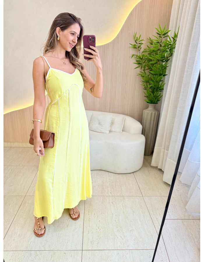 VESTIDO MIDI EMILIA AMARE... - MOOD STORE