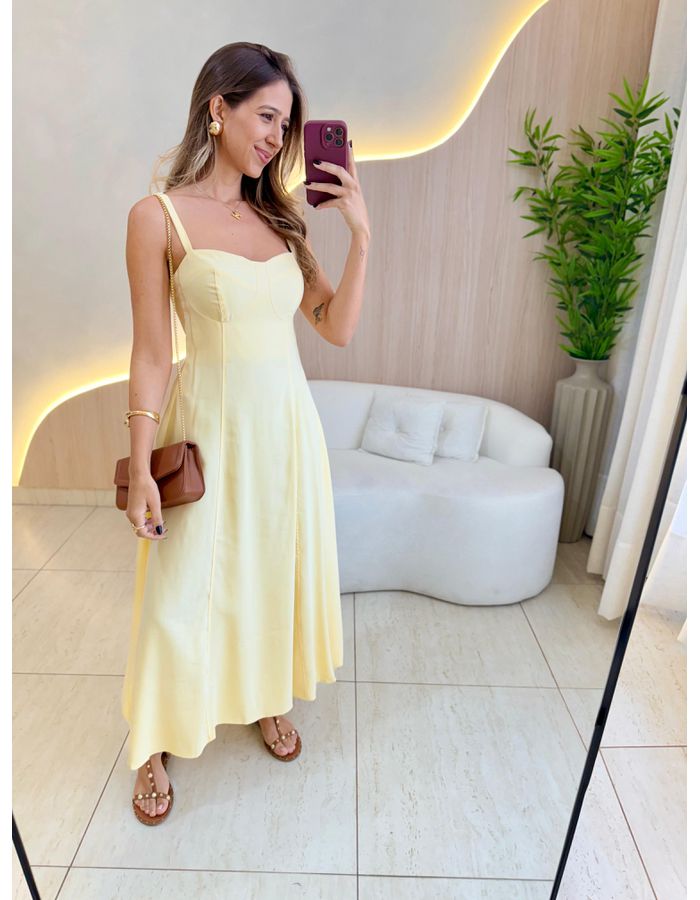 VESTIDO MIDI ANA CLARA AM... - MOOD STORE