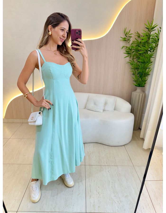 VESTIDO MIDI ANA CLARA VE... - MOOD STORE