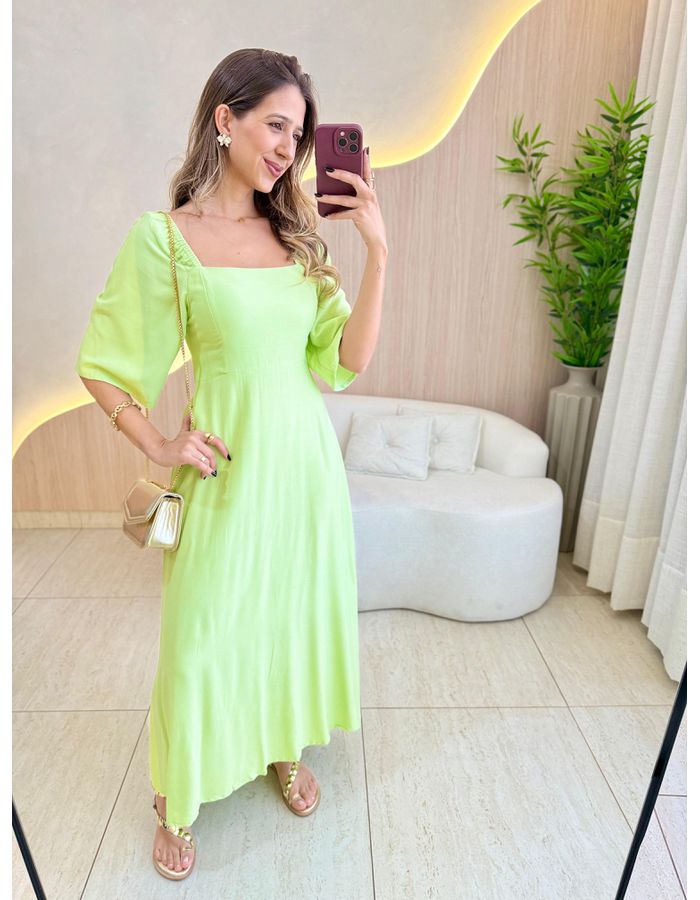 VESTIDO MIDI ANGELA VERDE... - MOOD STORE
