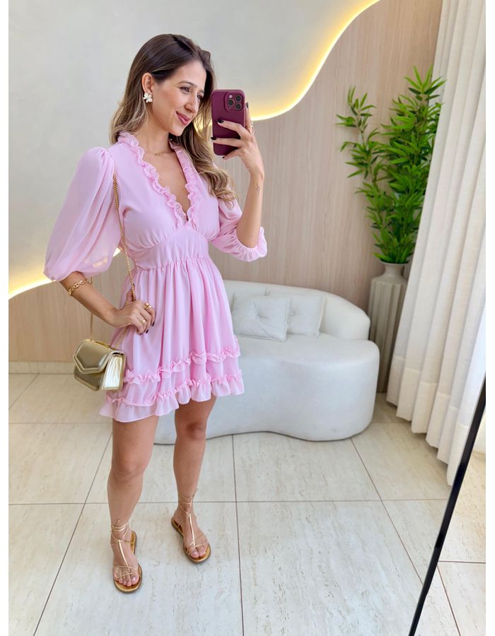 VESTIDO CURTO LADY ROSA - MOOD STORE