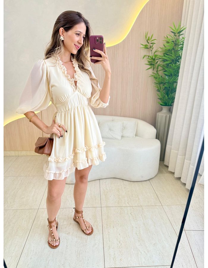 VESTIDO CURTO LADY NUDE - MOOD STORE