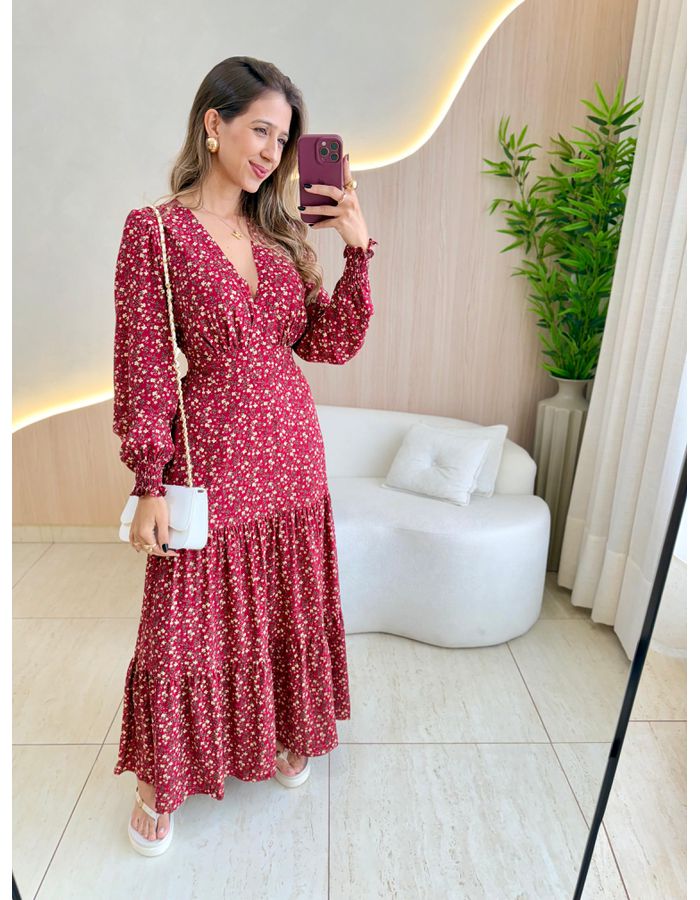 VESTIDO MANGA LONGA VALEN... - MOOD STORE