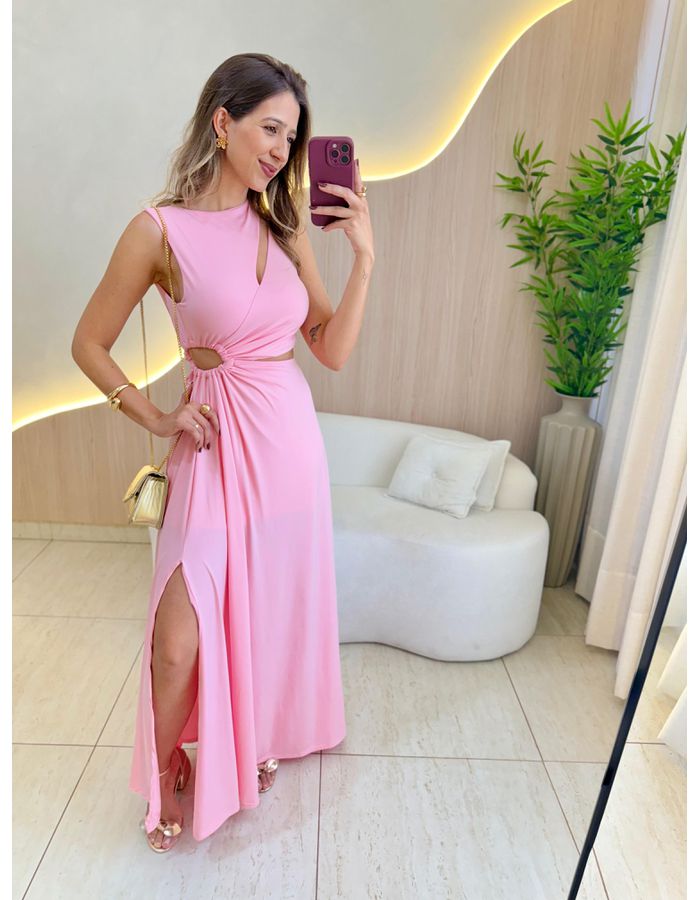VESTIDO LONGO LAVINIA ROS - MOOD STORE