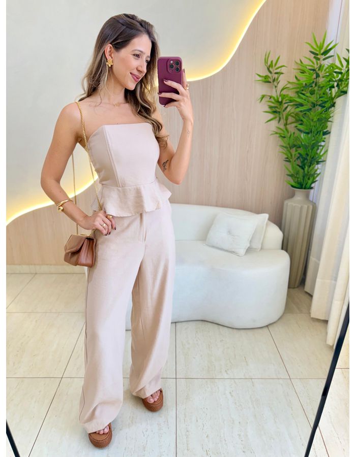 CONJUNTO CALÇA MARY NUDE - MOOD STORE