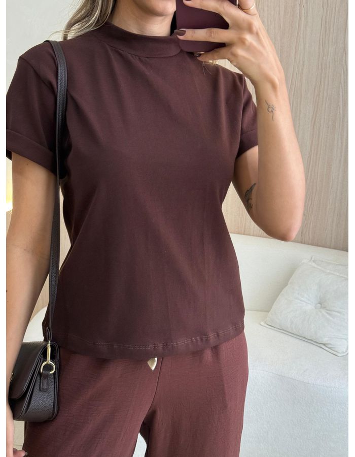 T-SHIRT BÁSICA ALGODÃO MA... - MOOD STORE