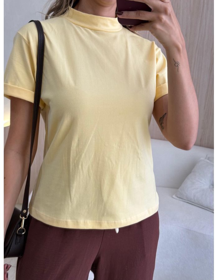 T-SHIRT BÁSICA ALGODÃO AM... - MOOD STORE