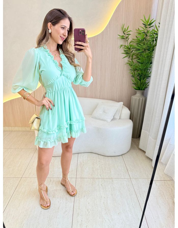 VESTIDO CURTO LADY VERDE - MOOD STORE