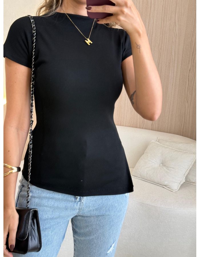 BLUSA ASSIMETRICA CANELAD... - MOOD STORE