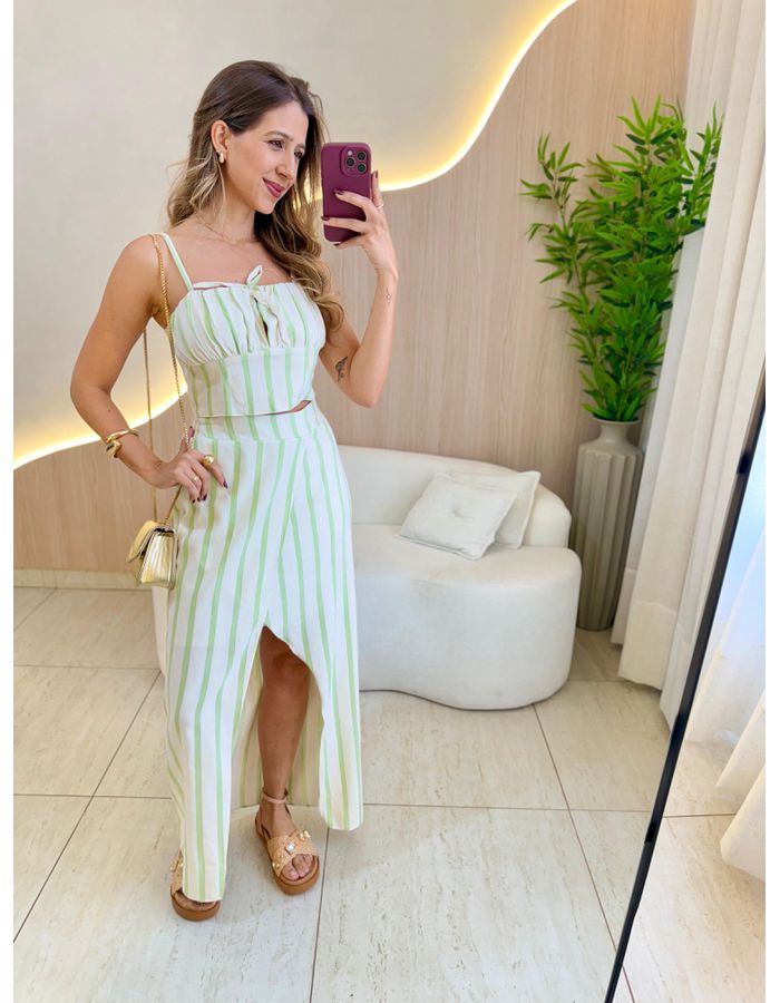 CONJUNTO SAIA MAITE VERDE - MOOD STORE