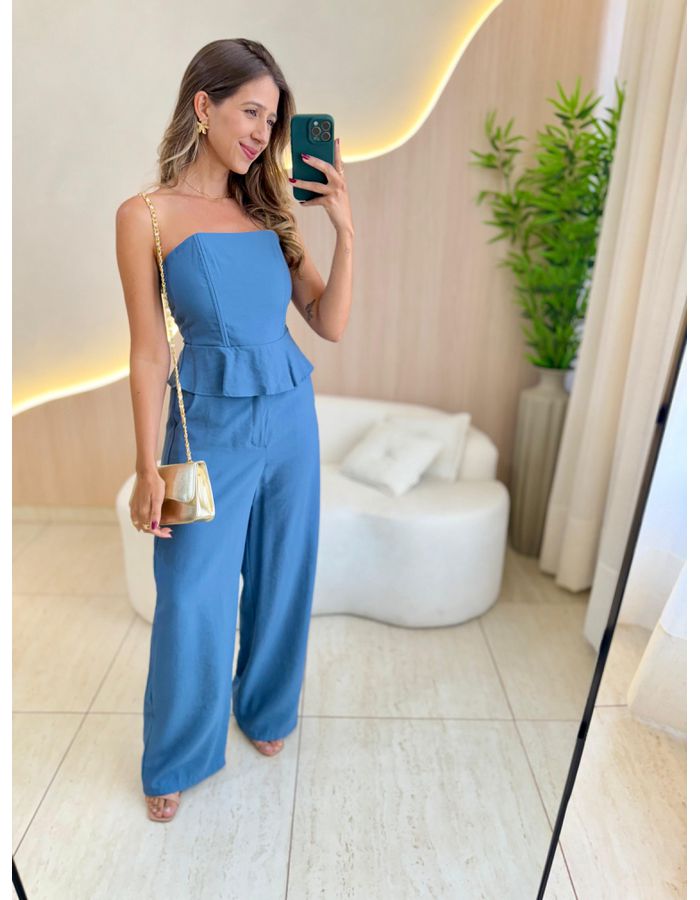 CONJUNTO CALÇA MARY AZUL - MOOD STORE