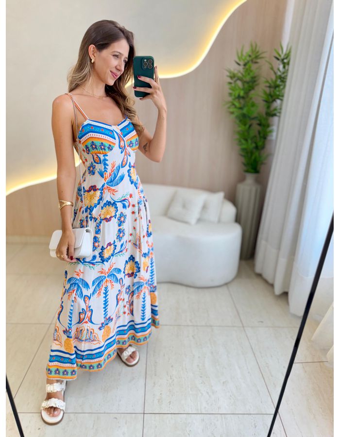 VESTIDO MIDI CLARICE OFF - MOOD STORE