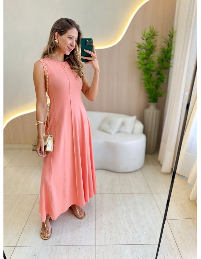 VESTIDO YASMIN CANELADO S... - MOOD STORE
