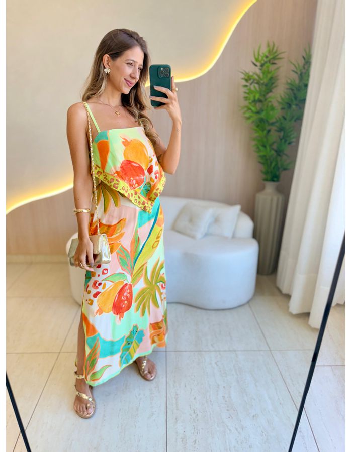 VESTIDO MIDI LUANA VERDE ... - MOOD STORE