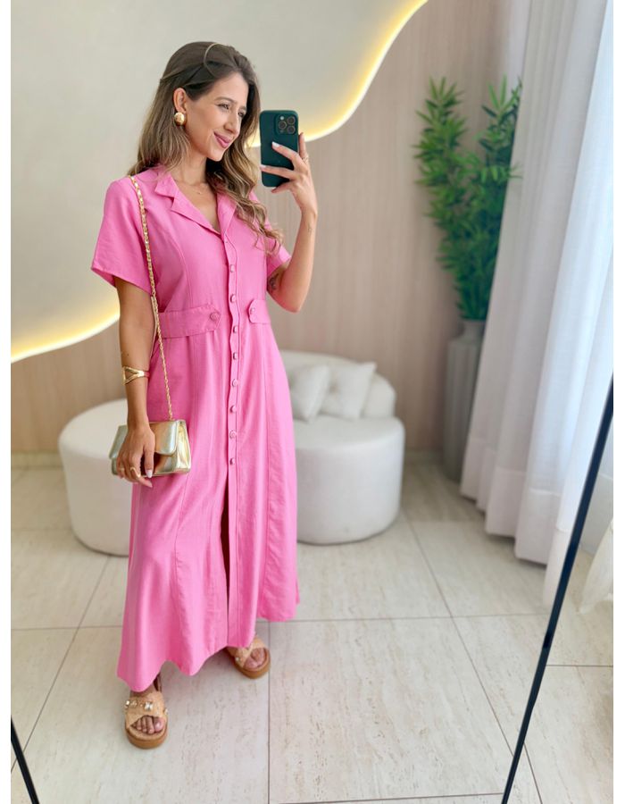VESTIDO LONGO DIANA ROSA - MOOD STORE