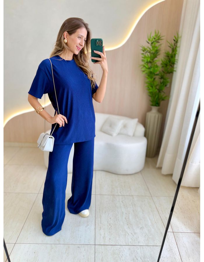 CONJUNTO CALÇA CECILIA AZ... - MOOD STORE
