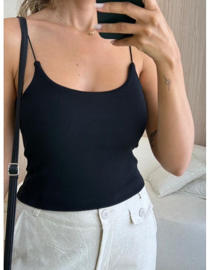 CROPPED CANELADO LIS PRET - MOOD STORE