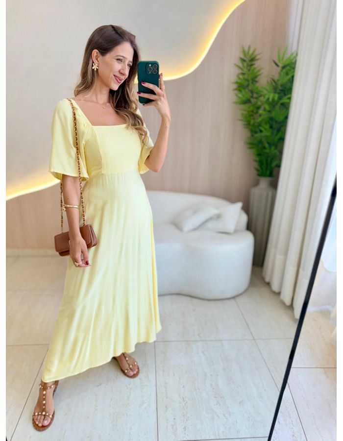 VESTIDO MIDI ANGELA AMARE... - MOOD STORE