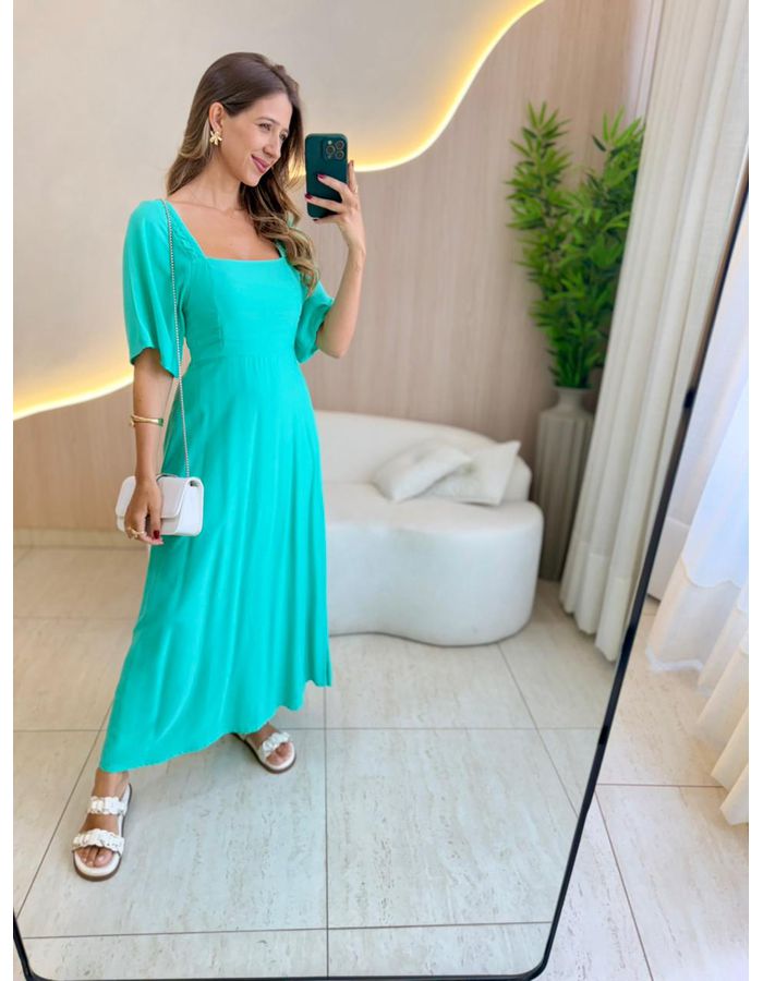 VESTIDO MIDI ANGELA VERDE... - MOOD STORE