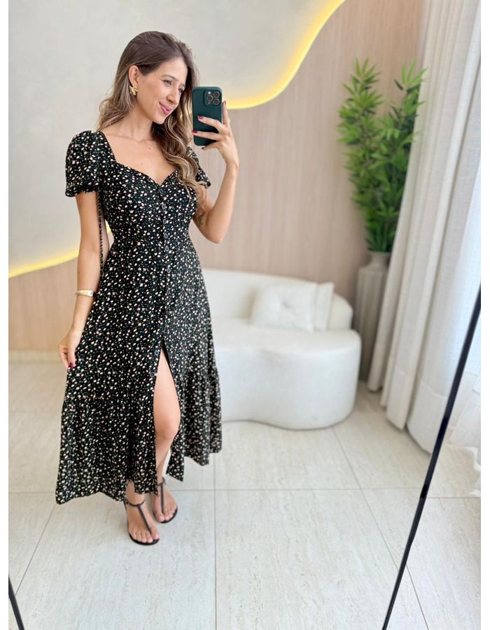 VESTIDO MIDI DANDARA PRET... - MOOD STORE