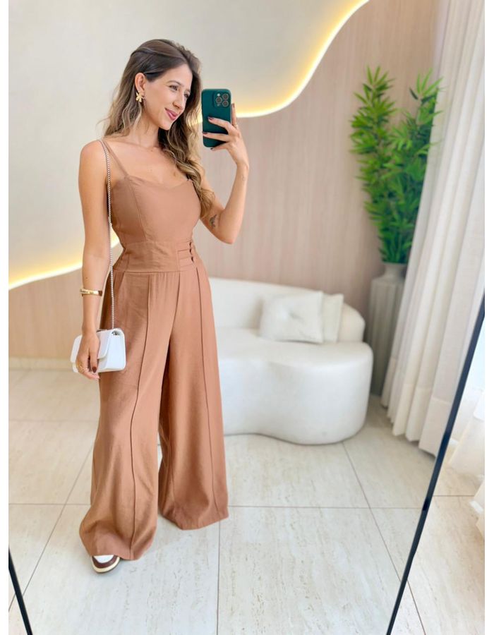 MACACÃO TUANY MARROM - MOOD STORE