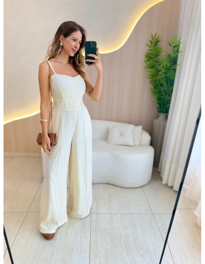 MACACÃO TUANY CREME - MOOD STORE