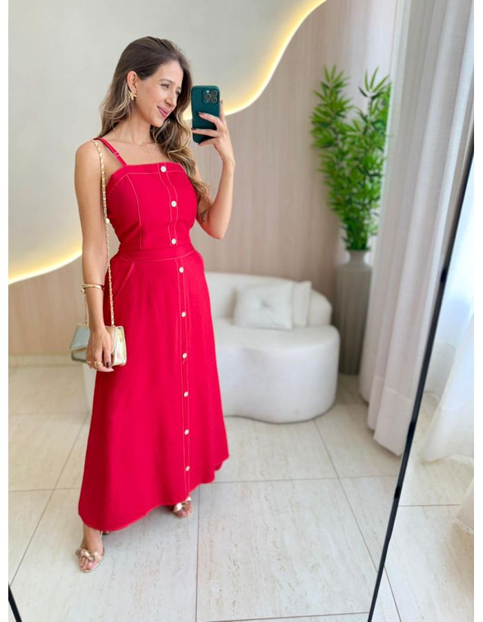 CONJUNTO SAIA AURORA VERM... - MOOD STORE