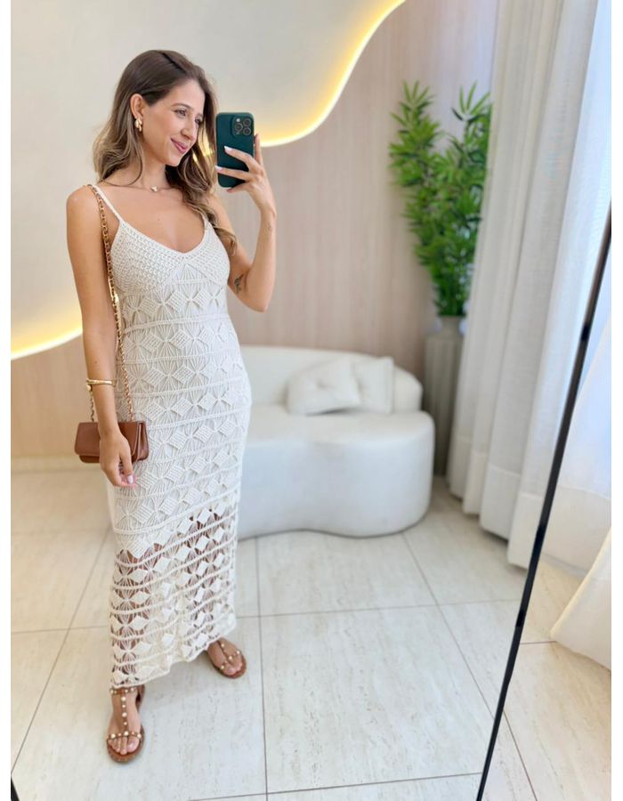 VESTIDO TRICOT MAJU NUDE - MOOD STORE