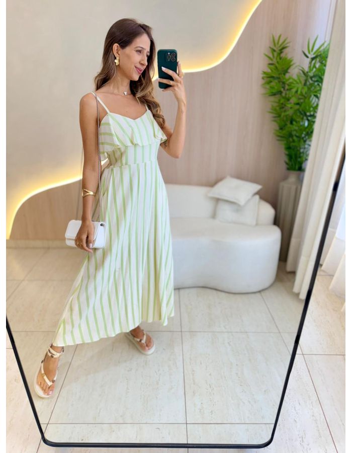 VESTIDO MIDI MARCELA VERD - MOOD STORE