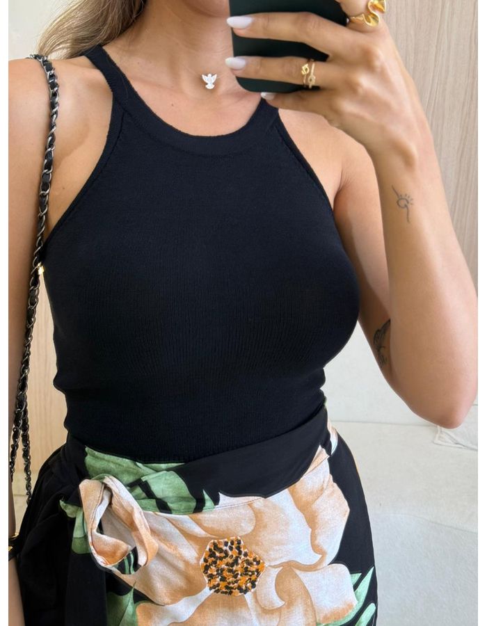 CROPPED LUA PRETO - MOOD STORE